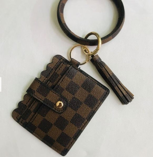 Check Mate Wristlet Keychain