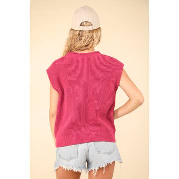 Faithfully Sweater Vest Top