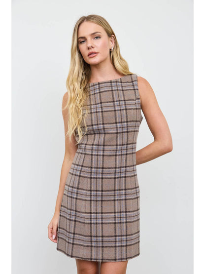 Smartie Plaid Flannel Dress