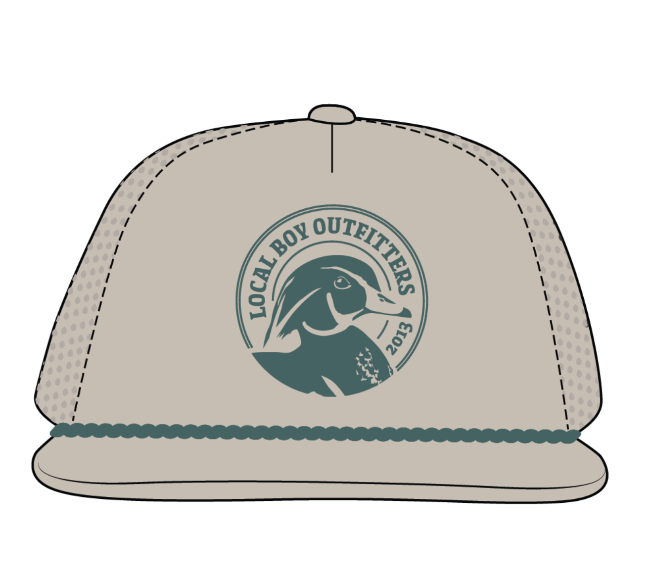 Wood Circle Performance LP Rope Hat