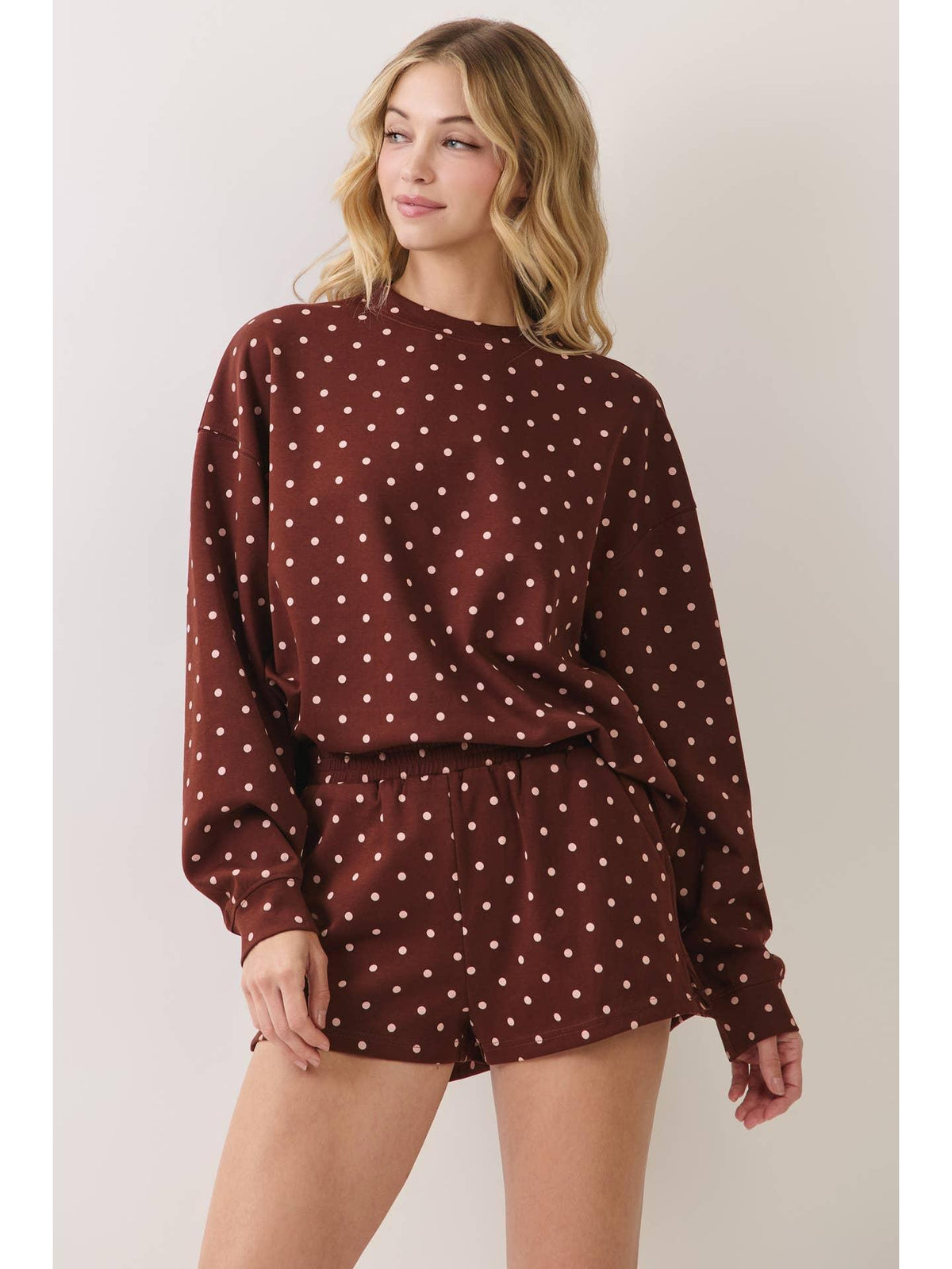 Polka Dot - Lounge Sweatshirt