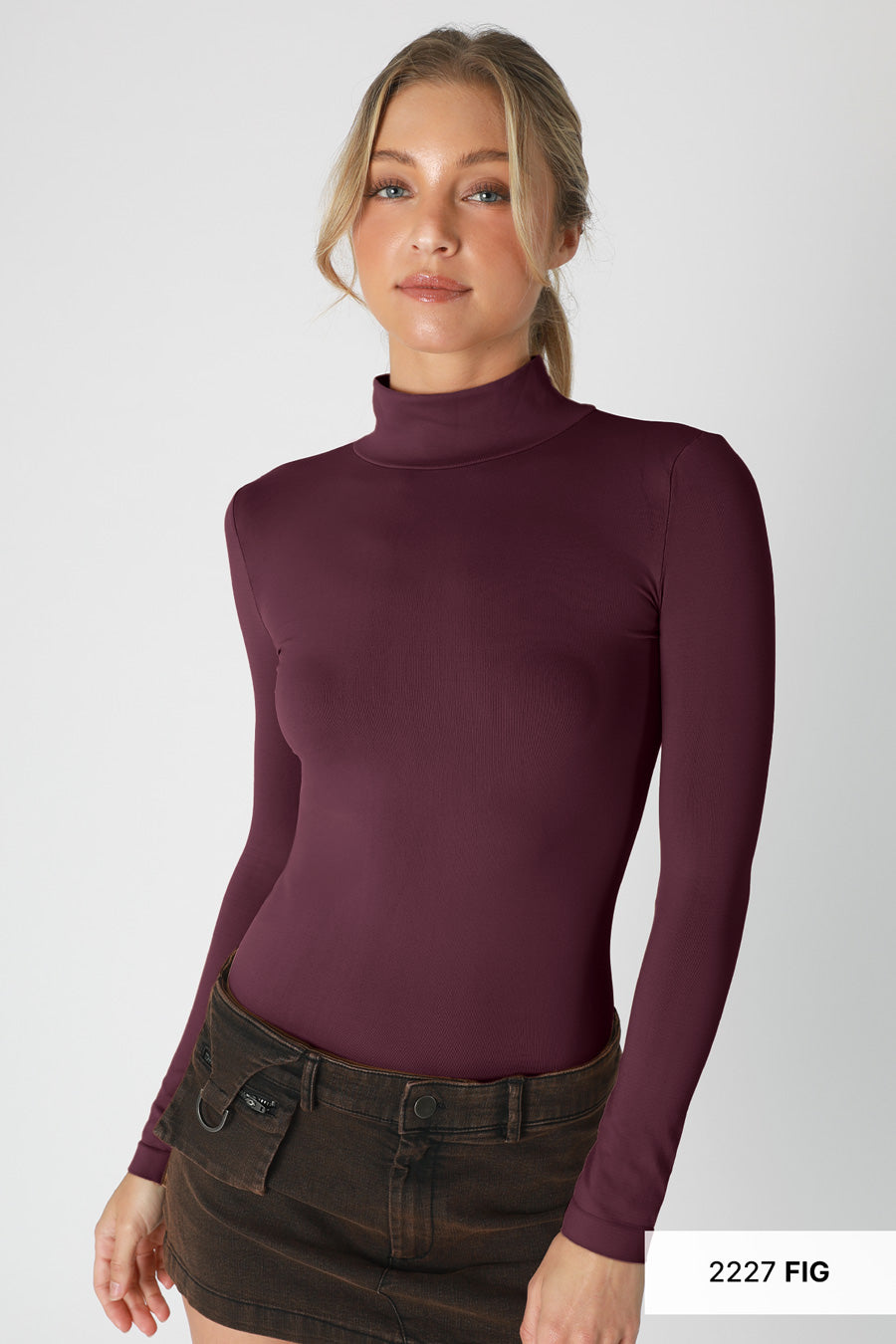 Mock Neck Long Sleeve