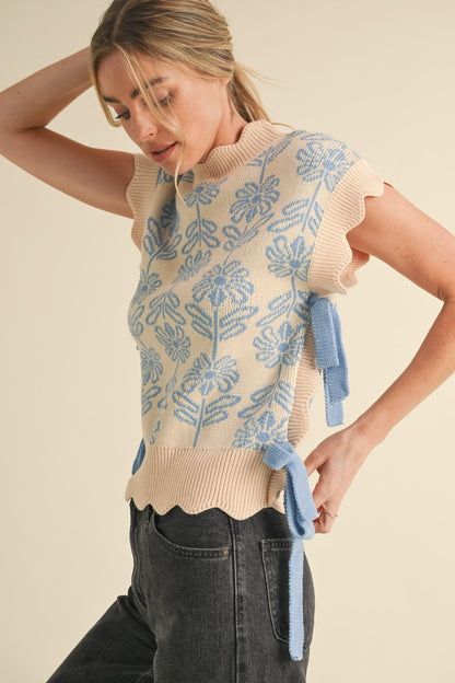 Spring Flowers Sweater