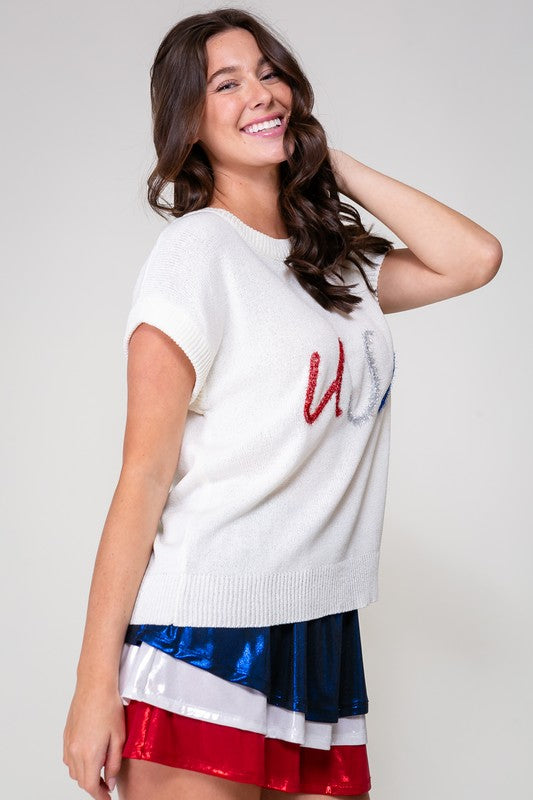 USA Sweater Top