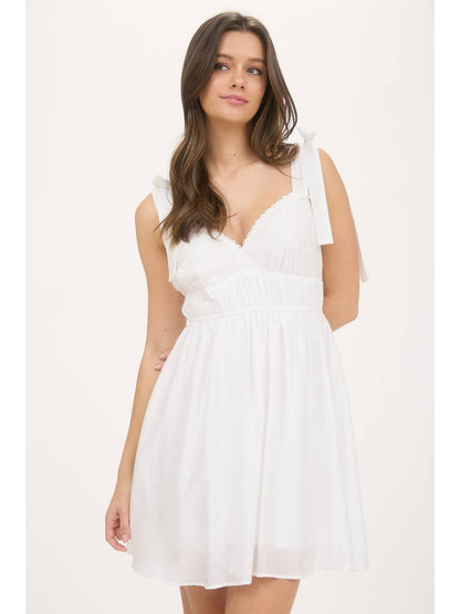 Oh My White Mini Dress
