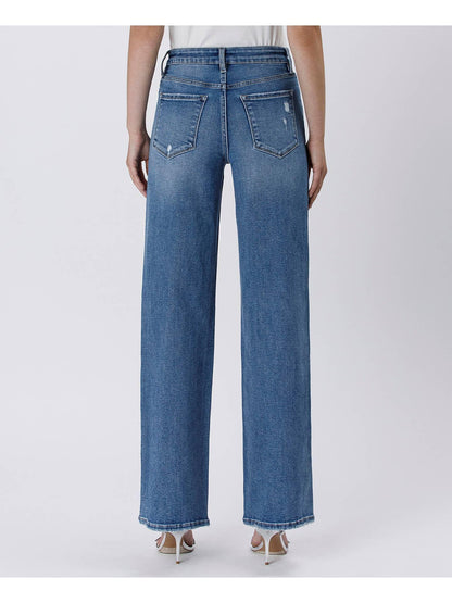 Supreme Tummy Control Super High Rise Baggy Wide Jeans