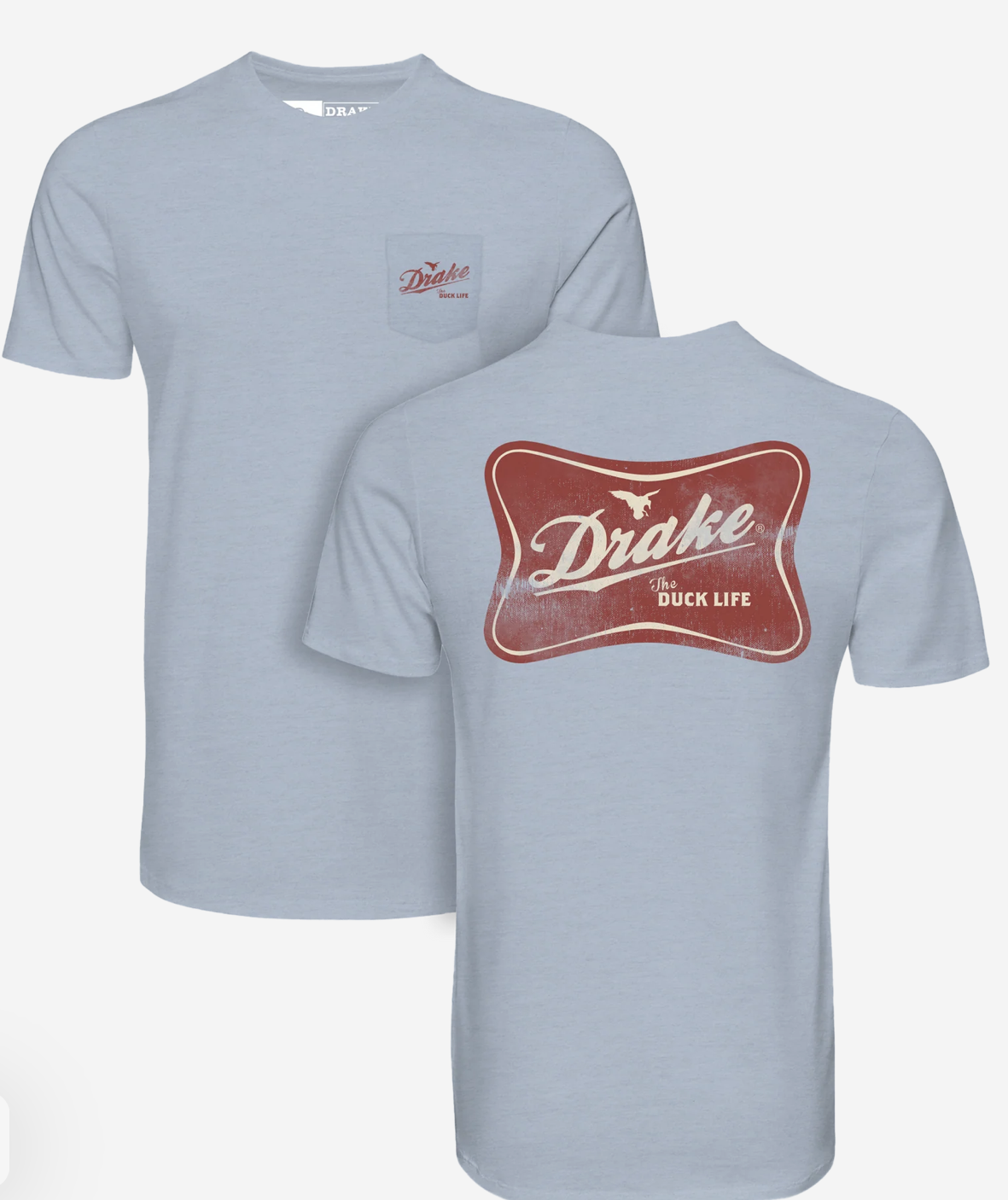 Drake Life SS Cerulean Light Heather