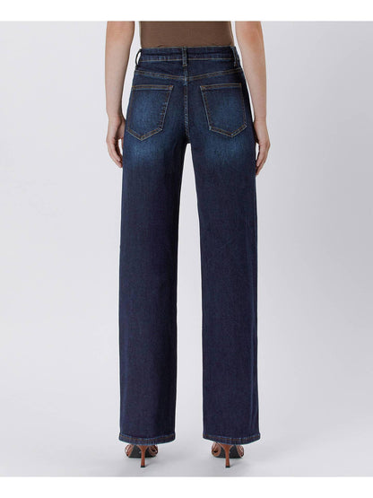 90's Vintage Super High Rise Dark Wash Loose Jeans