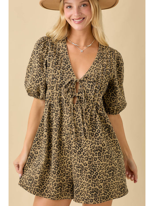 Leopard Moment Romper