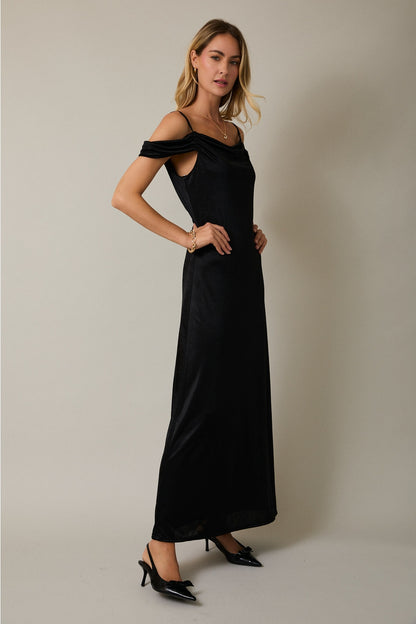 Morgan Cowl Neck Maxi Dress