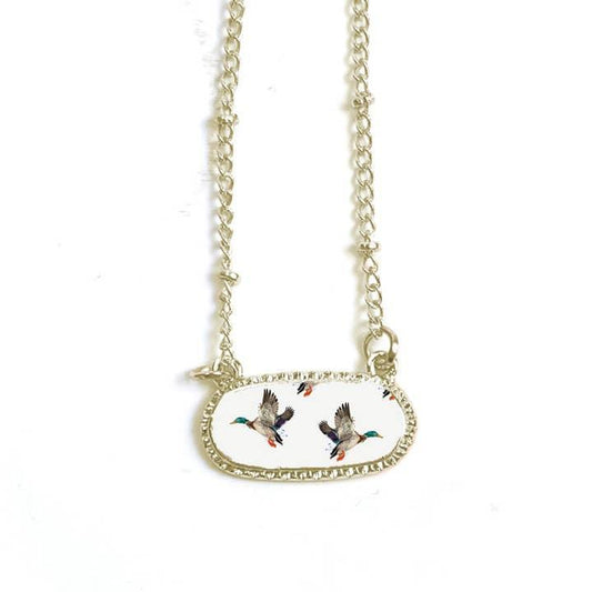 White Duck Necklace