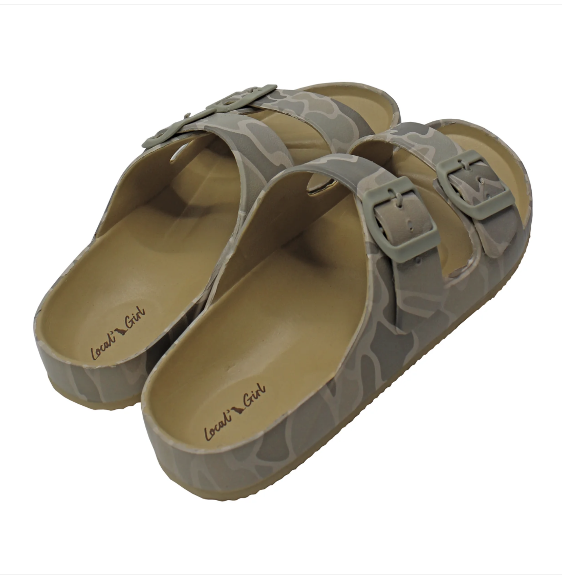 LG Rubber Slides - Forest Camo Saltwater