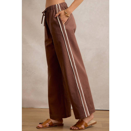 Hudson Side Lace Denim Pants