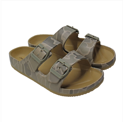 LG Rubber Slides - Forest Camo Saltwater