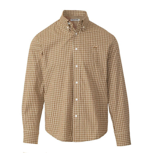 Youth Cedar Button Down - Brown