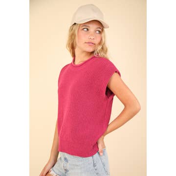 Faithfully Sweater Vest Top