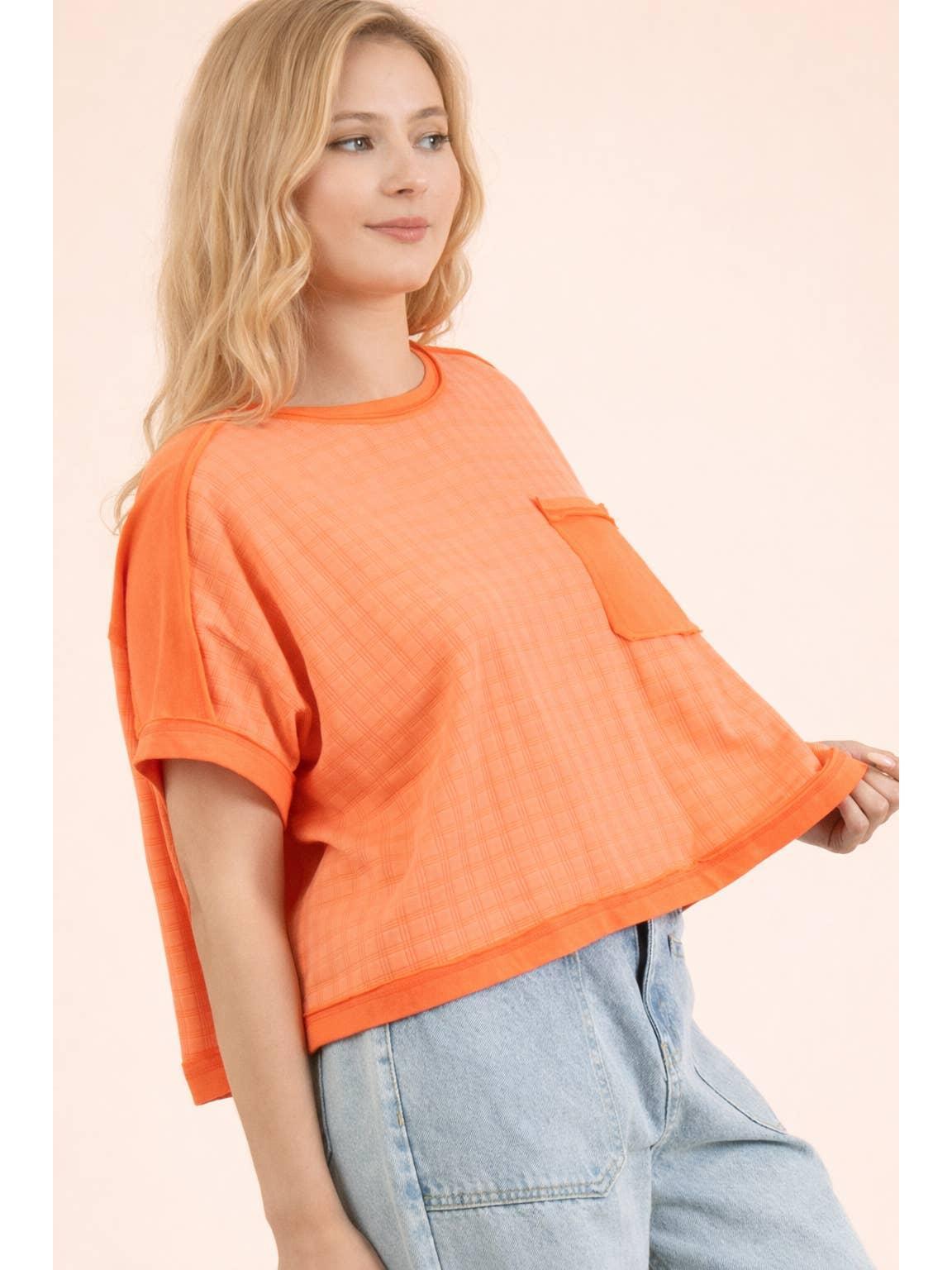 DOORBUSTER Dolman Sleeve Textured Knit Casual Top