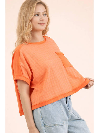 DOORBUSTER Dolman Sleeve Textured Knit Casual Top