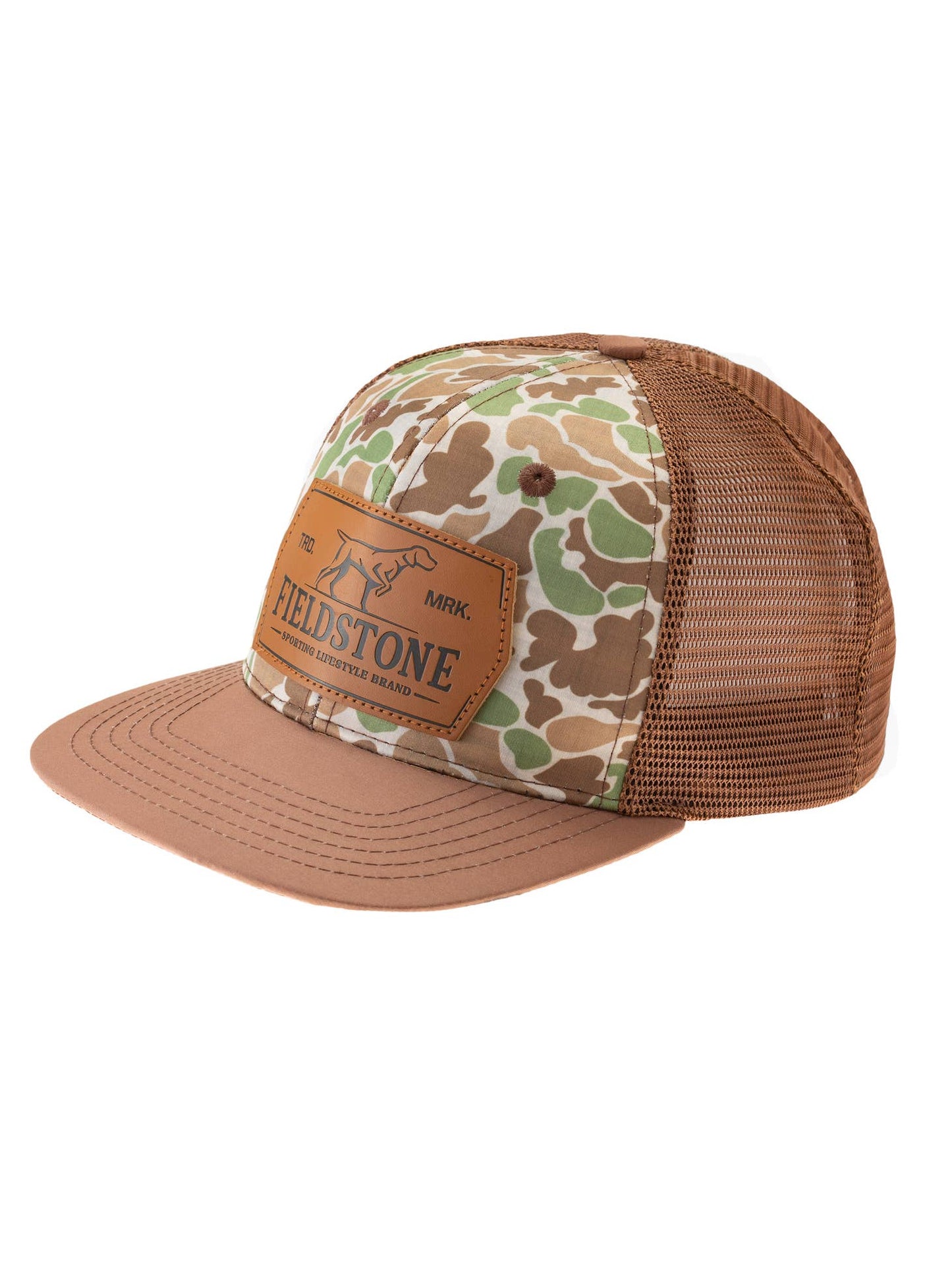 Youth Old School Brown Bill Hat