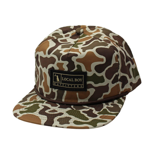 Youth Woven Patch Rope Hat Localfladge Vintage