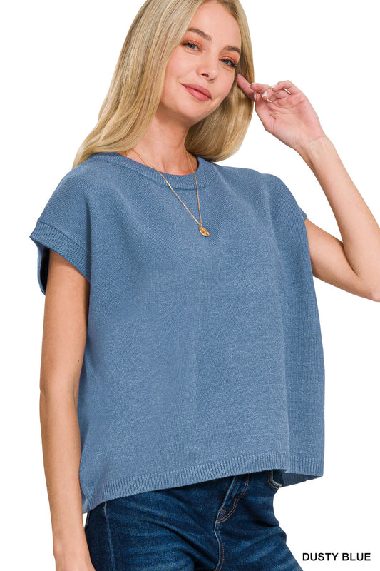 Victoria Sweater Dusty Blue