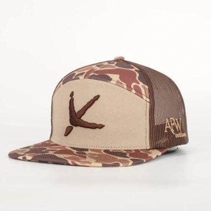 Turkey Tracks 7 Panel Brown Old School AFW Style