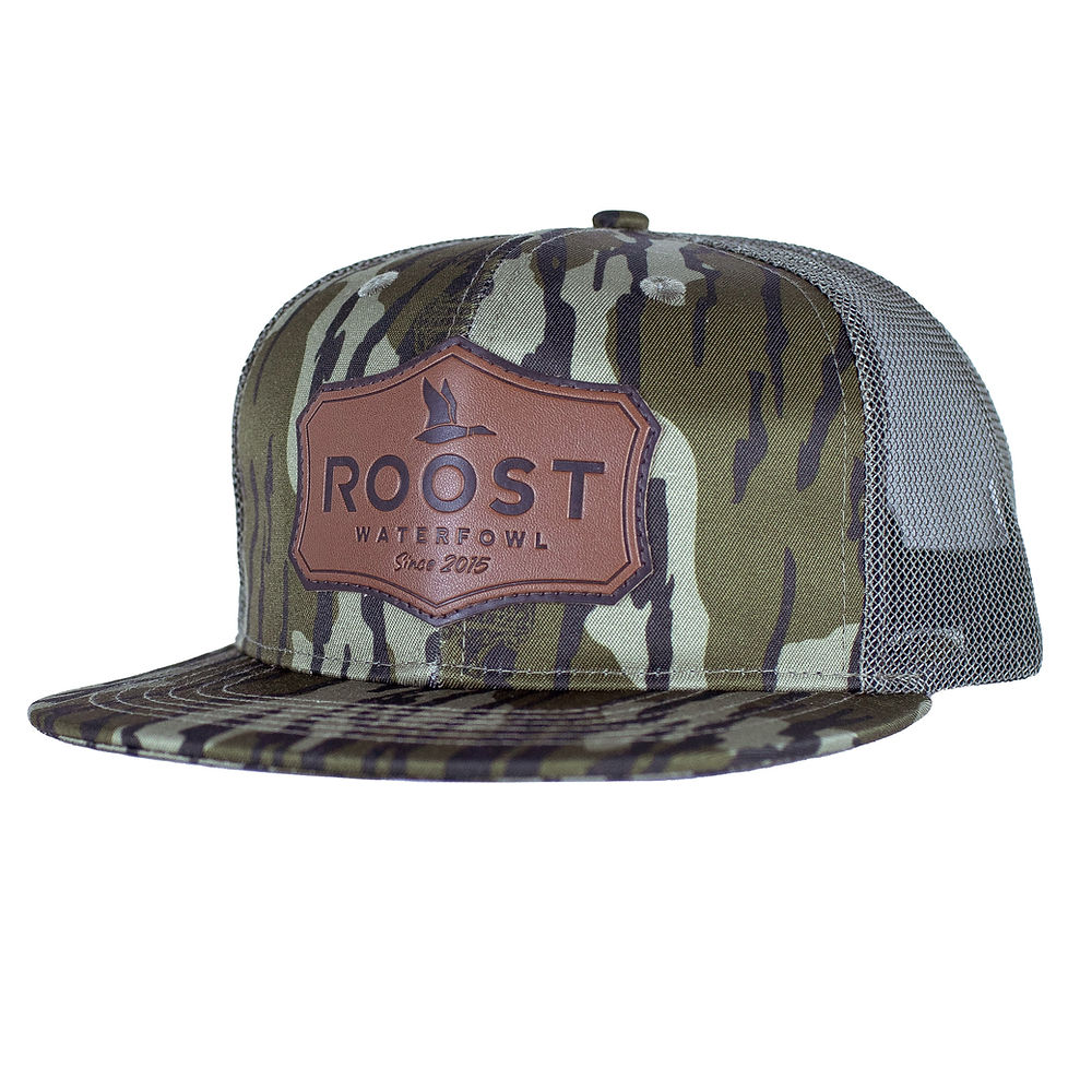 Roost Bottomland Leather Sheild Patch Hat