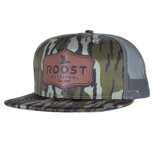 Roost Bottomland Leather Sheild Patch Hat