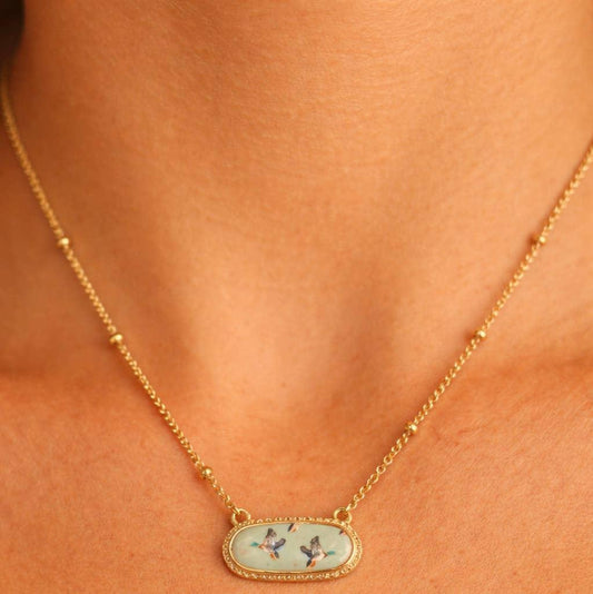 Green Duck Necklace