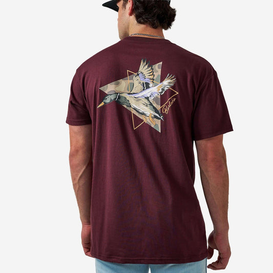 Short Sleeve Tee - Pintail Triangle Duck - Maroon