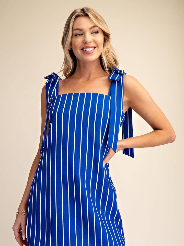 Zinnia Dress Blue