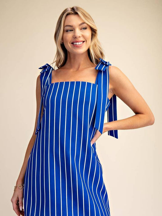 Zinnia Dress Blue