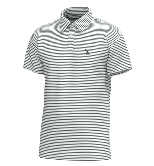 Edisto Polo - Duck Green/White