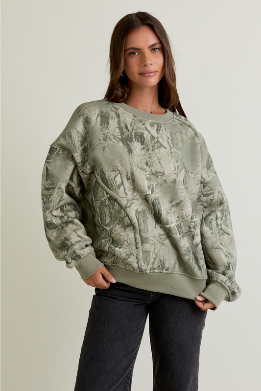 Vintage Camo Sweatshirt