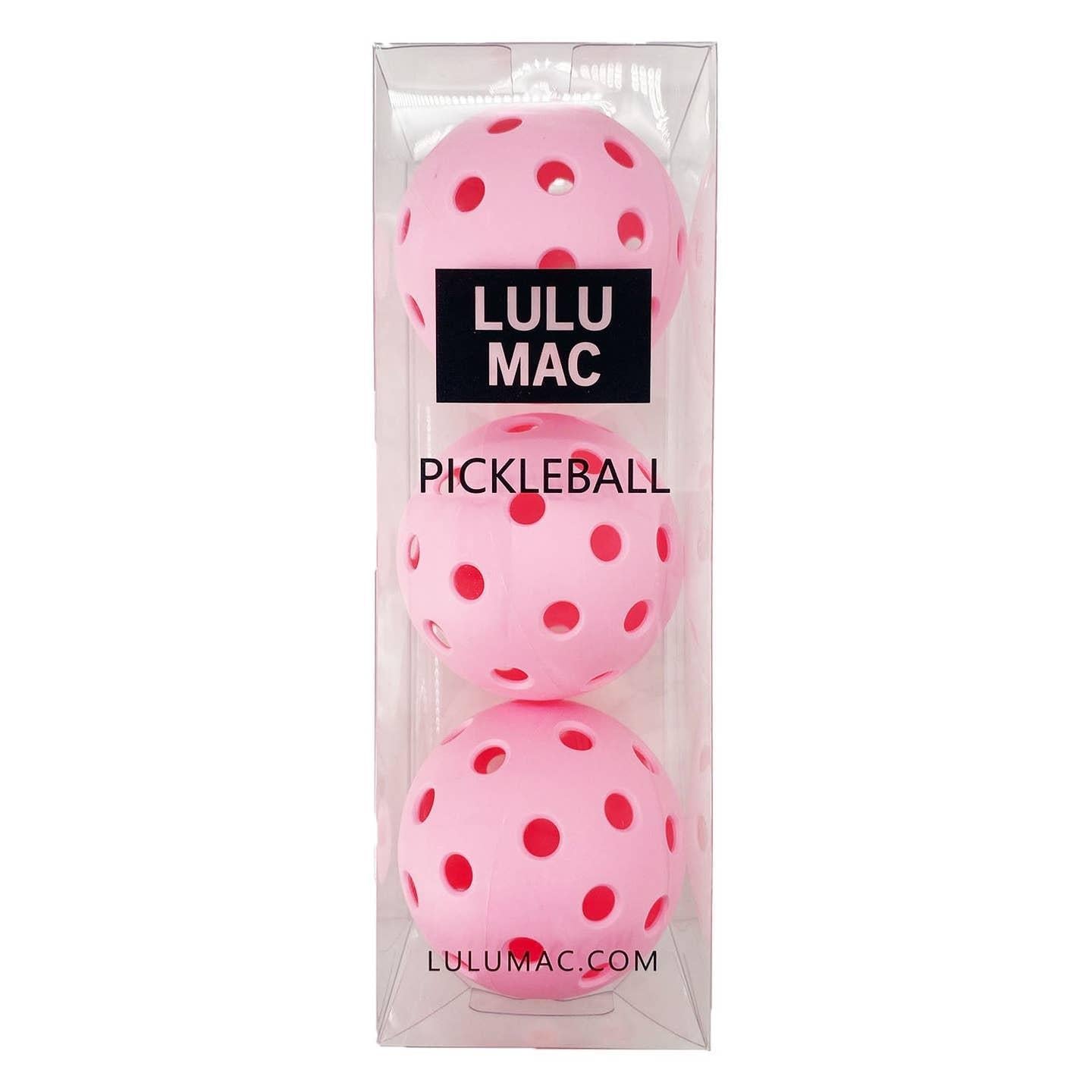 LULU Mac Pink Pickleball Balls
