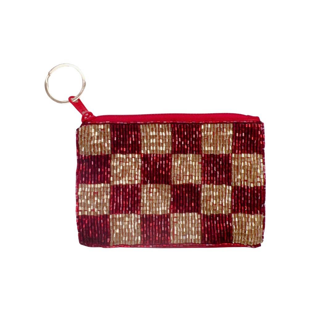 Beaded Keychain Pouch