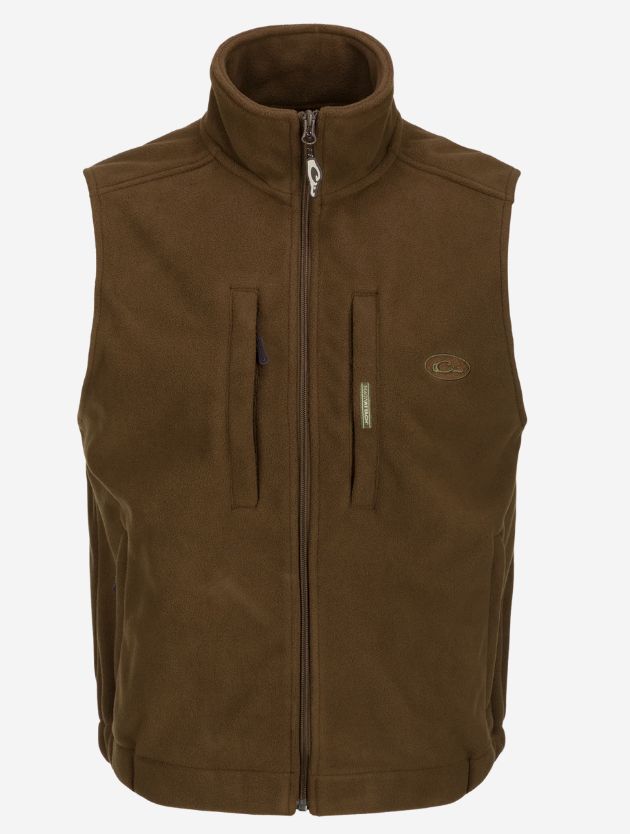 Windproof Layering Vest Dark Eath