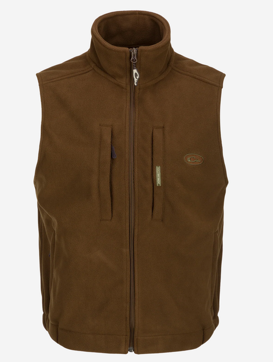Windproof Layering Vest Dark Eath