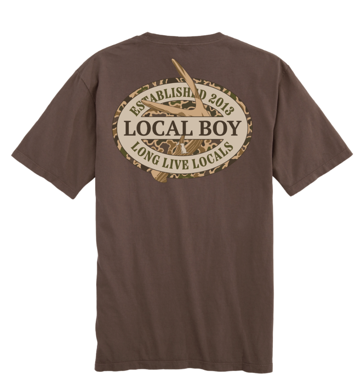 Youth Old School Antler Oval SS Tee