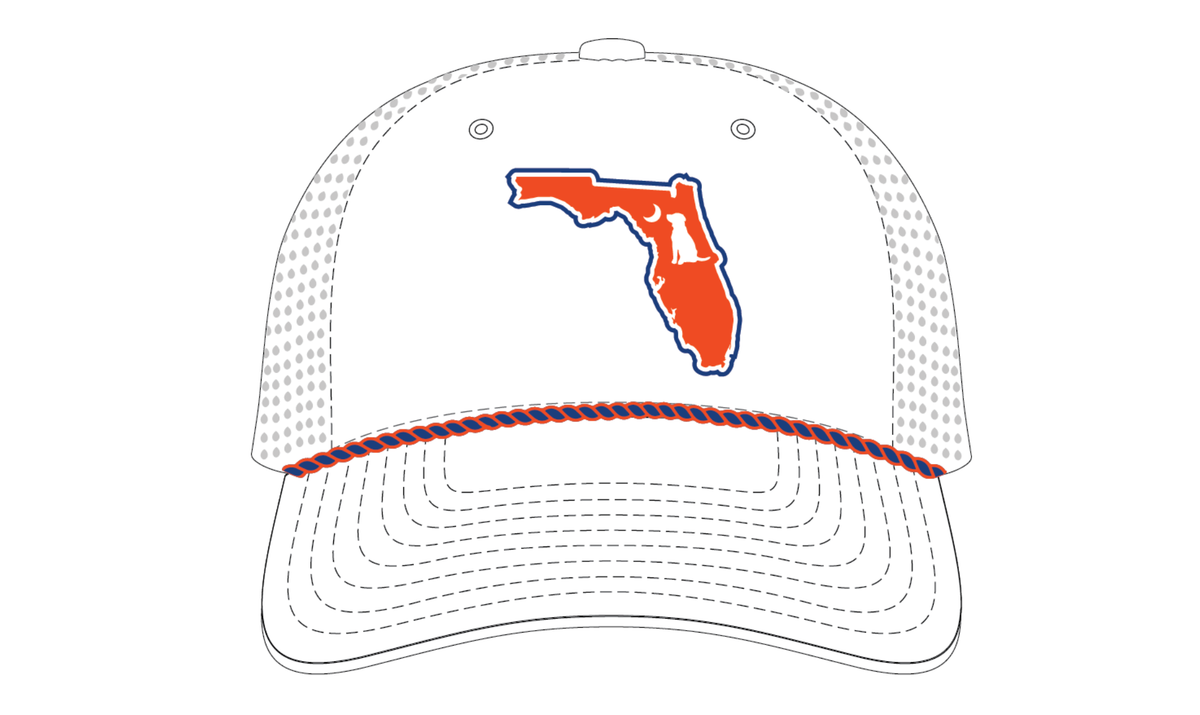 Collegiate Perf Rope Hat - Patch Orange/Columbia Blue