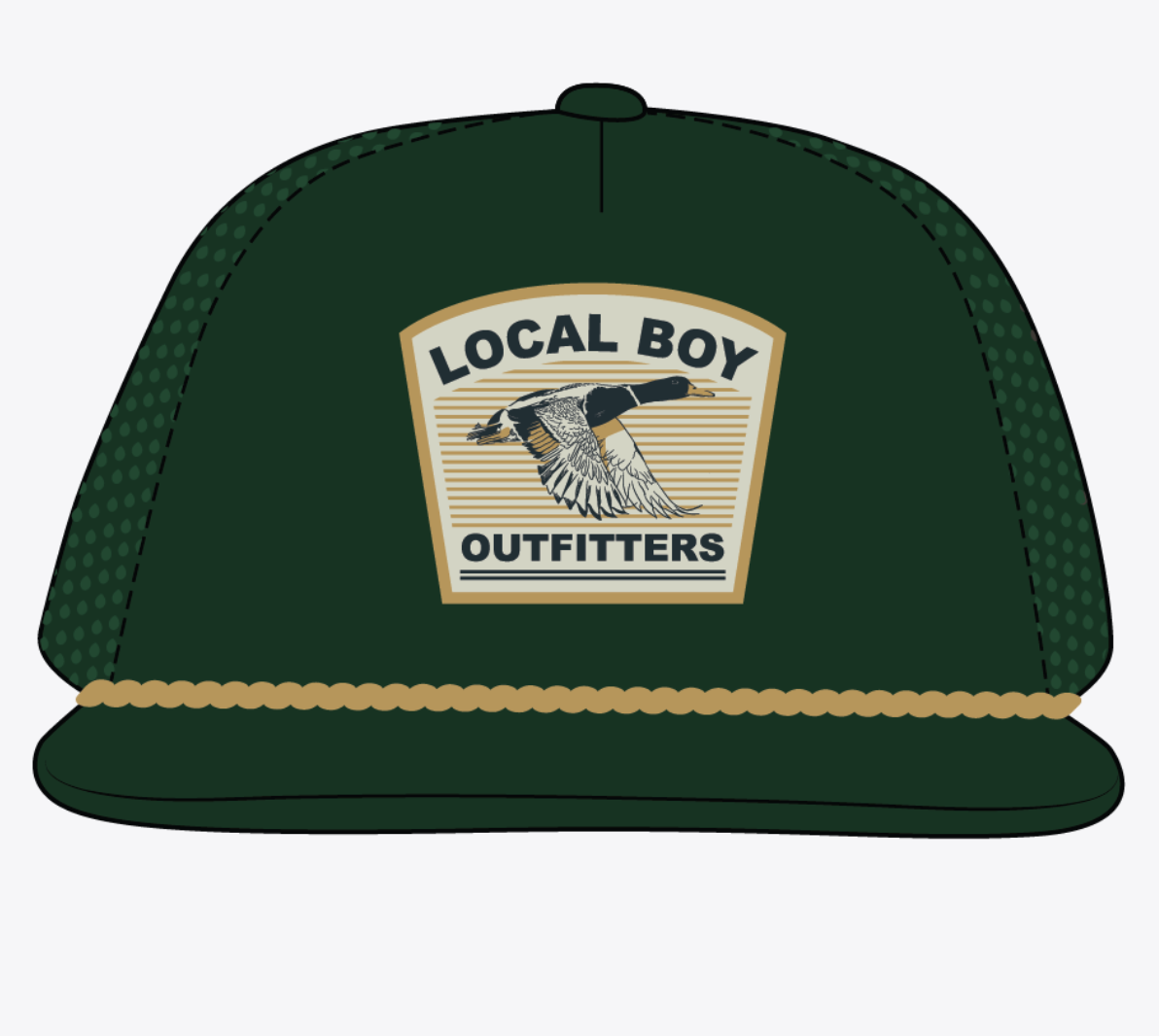 Horizon Flight Patch Perforted Low-Profile Rope Hat