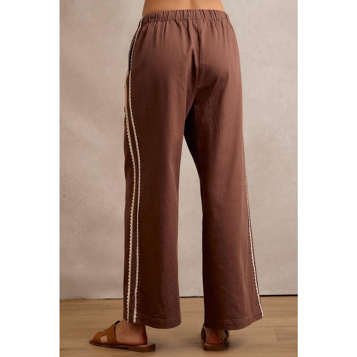 Hudson Side Lace Denim Pants