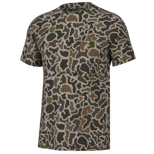 S/S Heather Blend Crew - Localfladge Vintage