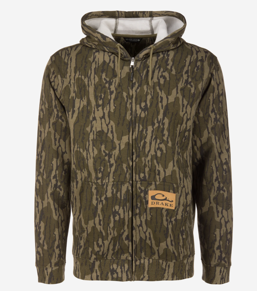 Three End Full Zip Work Hoodie OG Bottomland