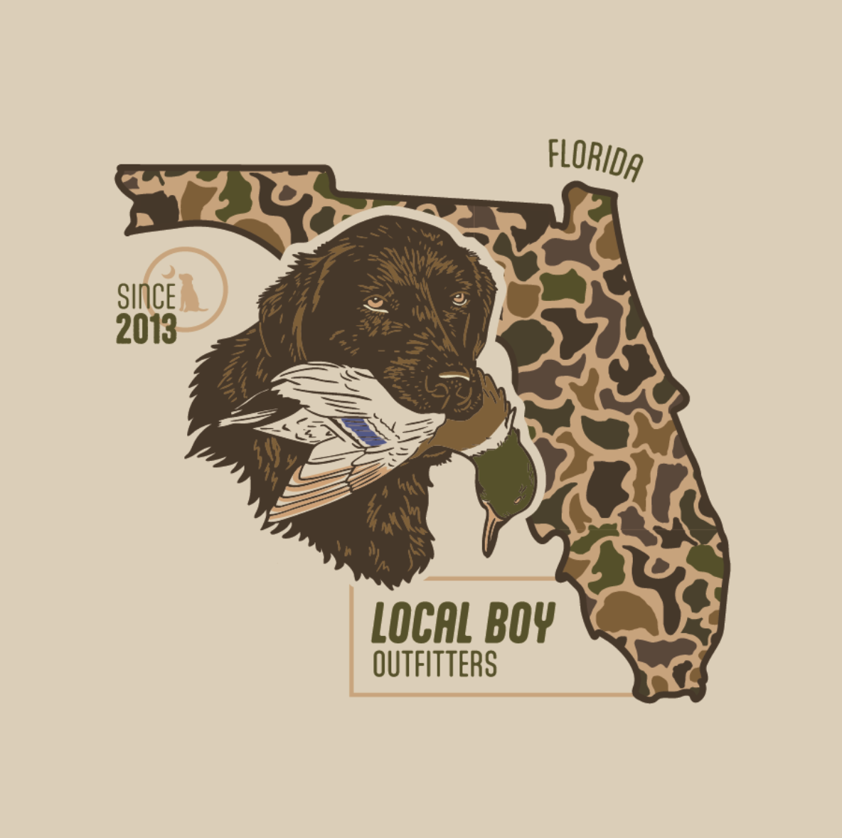 Old School Retrieve State SS Tee - FL