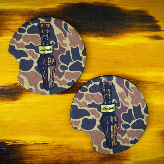 Duck Call Camo Car Coaster