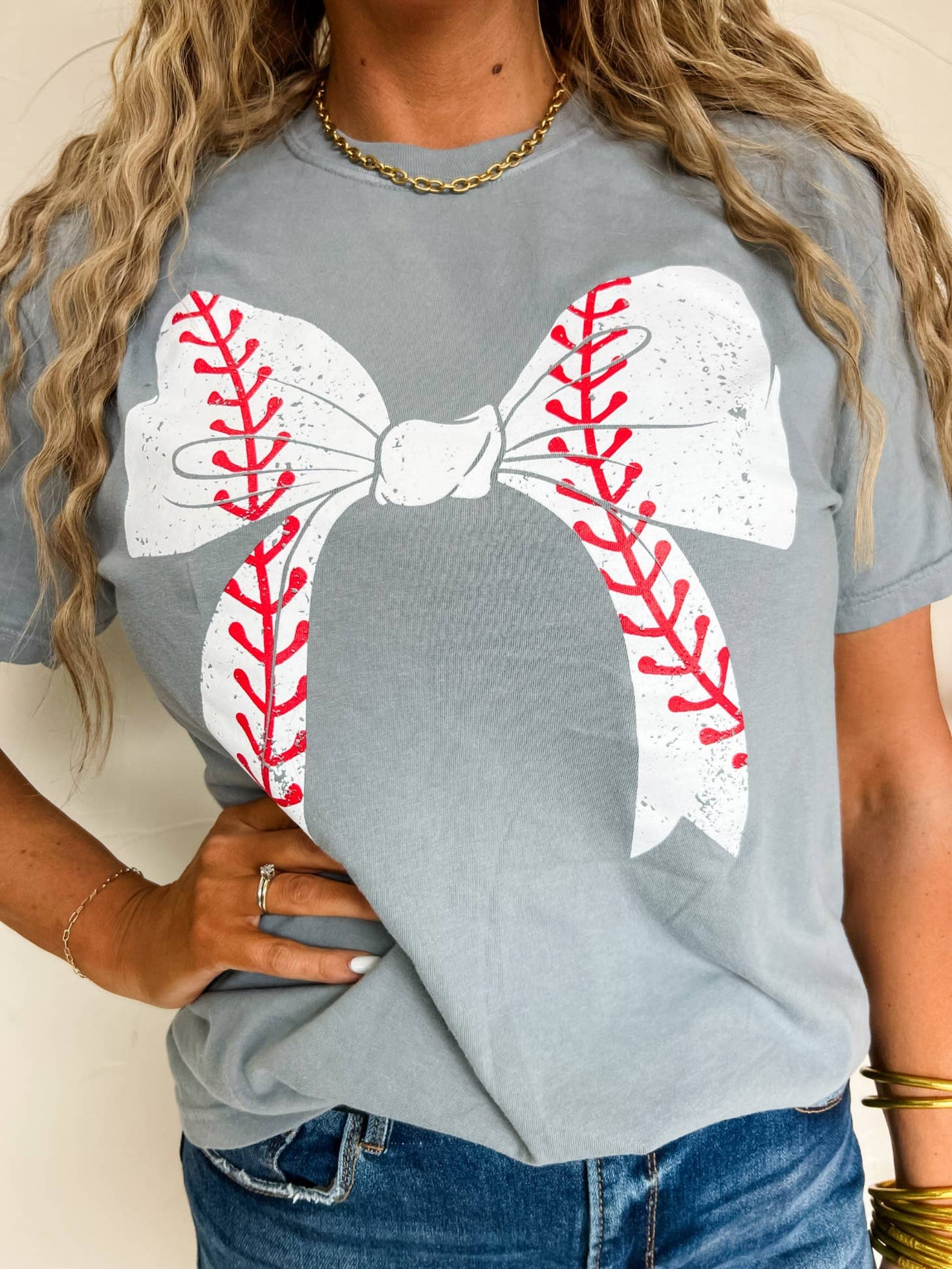 Baseball Bow Tee