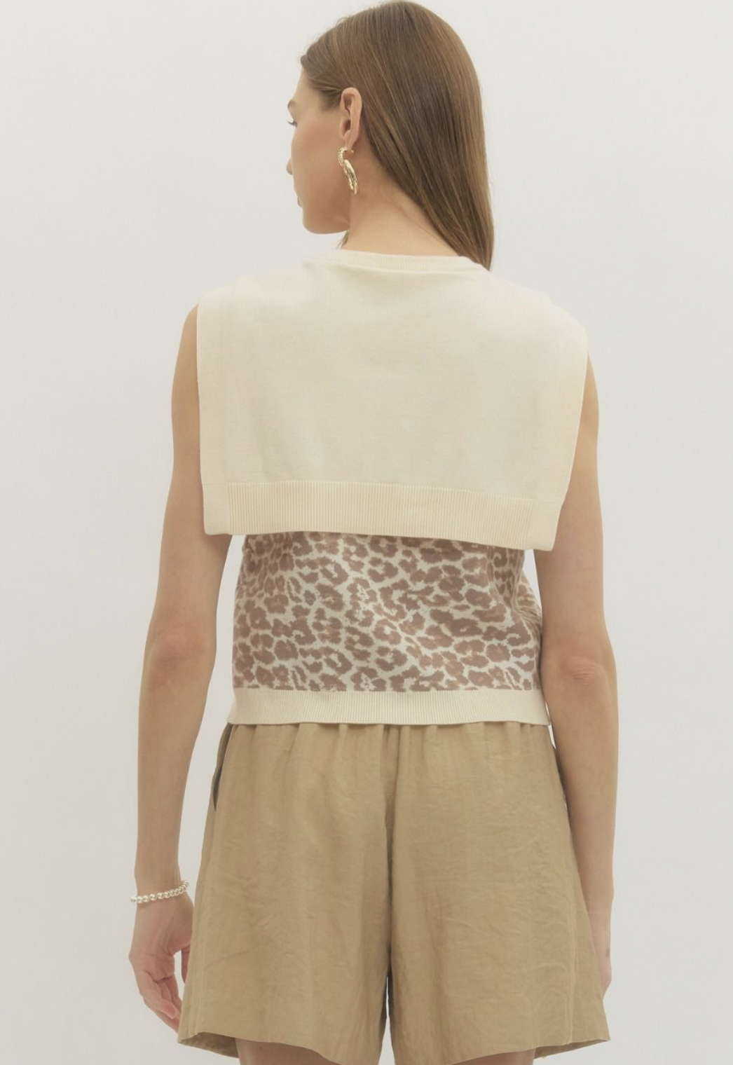 Caddy Sweater Top Ecru
