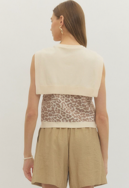 Caddy Sweater Top Ecru
