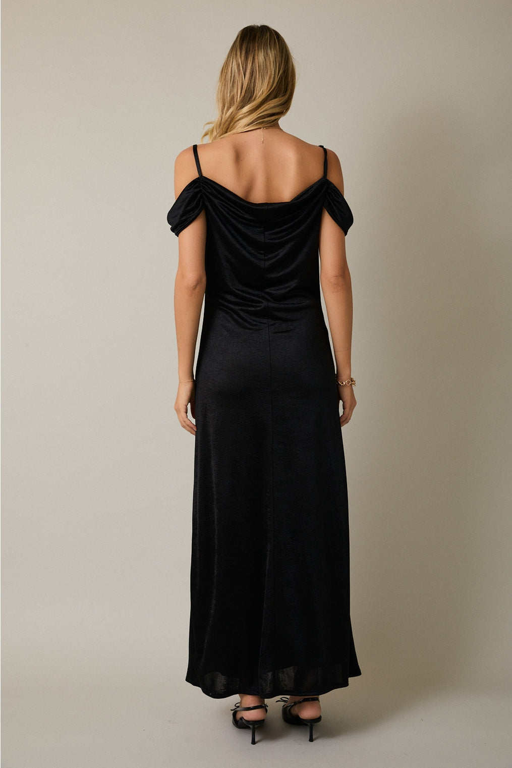 Morgan Cowl Neck Maxi Dress
